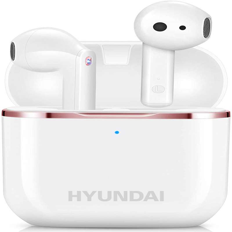 韩国现代HYUNDAI-TWS蓝牙耳机真无线双耳运动耳机YH-B006适用华为苹果iphone安卓通用